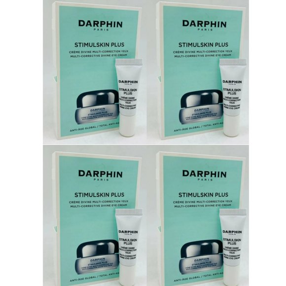 Lot of 4 Darphin Stimulskin Plus Multi-Corrective Divine Eye Cream Samples Mini - Picture 1 of 3